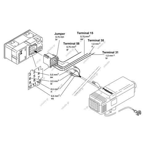 webasto air top  wiring diagram