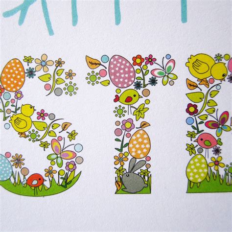 happy easter card    cards notonthehighstreetcom