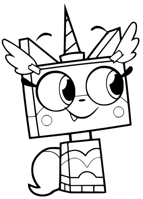 unikitty  coloring page  printable coloring pages  kids