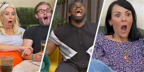 the celebrity goggleboxers reactions to that sex life shower scene
