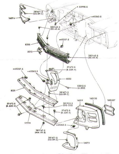 mustang parts diagram