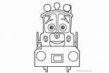 Coloring Pages Chuggington Lineart Kids Printable sketch template
