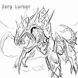 Zerg Lurker Deviantart sketch template