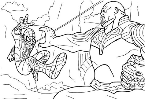 thanos coloring pages coloring home
