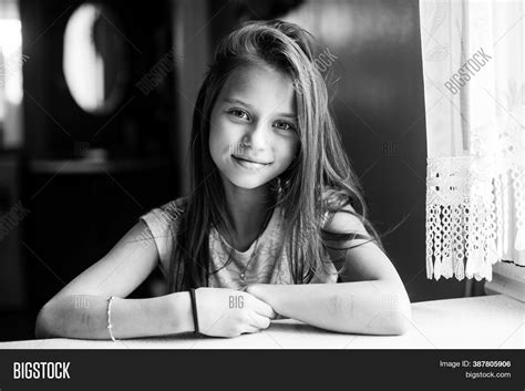 cute ten year old girl image and photo free trial bigstock