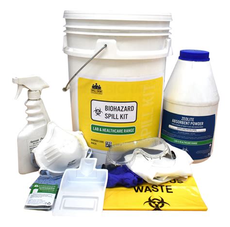 biohazard spill kits chemical spills lab healthcare spill crew