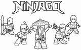 Ninjago Lego Pages Coloring Colouring Printable Print Master Ninjagos Size sketch template