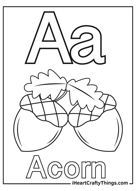 animals letter  coloring page