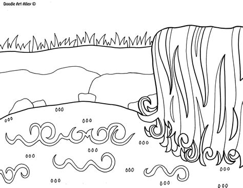 National Parks Coloring Pages Doodle Art Alley