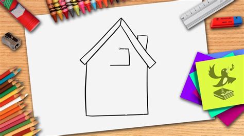 hoe teken je een huis zelf een huisje leren teken jjonydhej