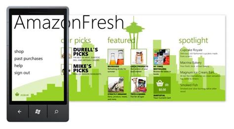 amazonfresh app debuts  microsofts windows phone geekwire