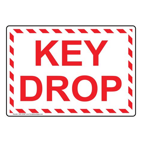 key drop sign nhe