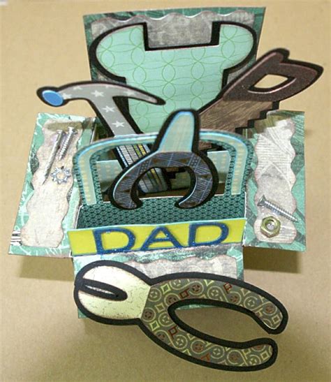 Father S Day Tool Box Card Kit Svg Cutting Files Etsy