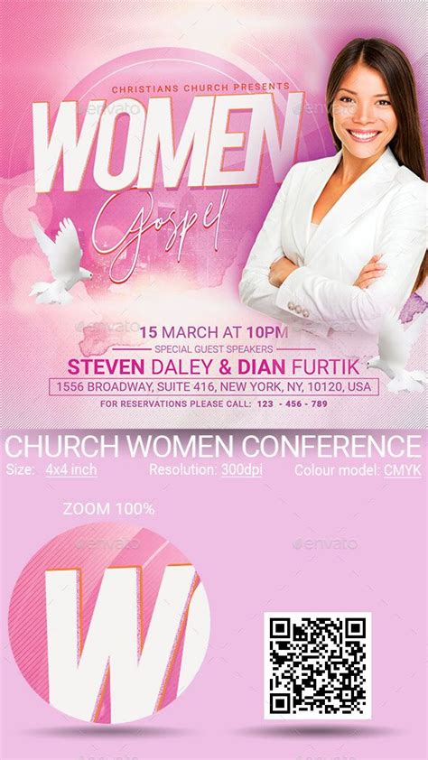 women conference   womens conference flyer flyer template
