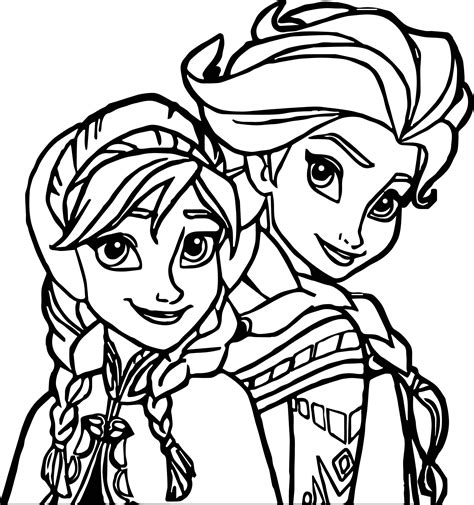 nice elsa anna coloring page princess coloring pages frozen coloring