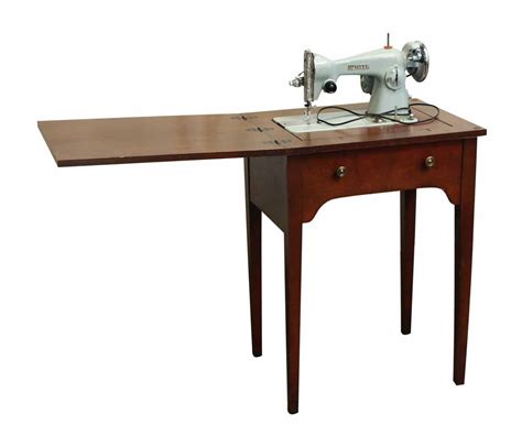 white sewing machine table combo olde good