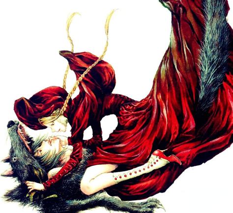 anime weaves  aesthetics   compelling tale  red riding hood   big bad wolf