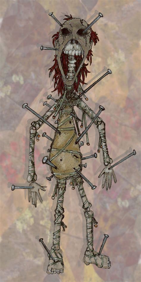 ancient voodoo doll  creevesabudd  deviantart