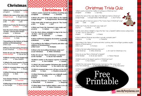 printable christmas trivia quiz