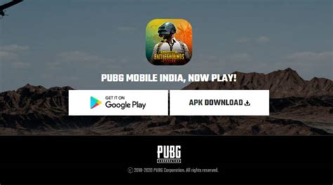 pubg mobile india download link appears on site ahead of launch