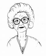 Grandma Clipart Face Drawing Coloring Arts Sketch Concerned Easy Drawings Grandmothers Reasons Gimme Pages Dailynebraskan Cartoon Print Cliparts Clipground Woman sketch template