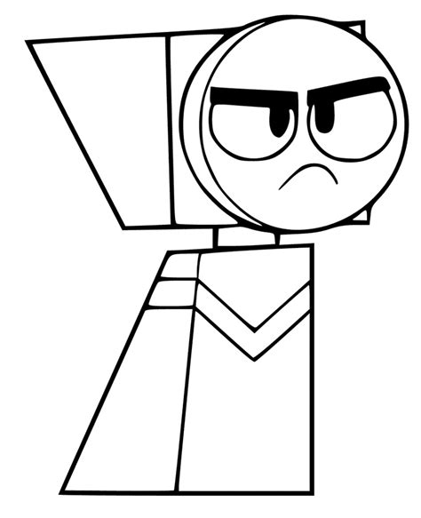 master frown  unikitty coloring page  printable coloring pages