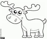 Caribou Reindeer sketch template