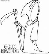 Grim Reaper Designlooter Colorings sketch template