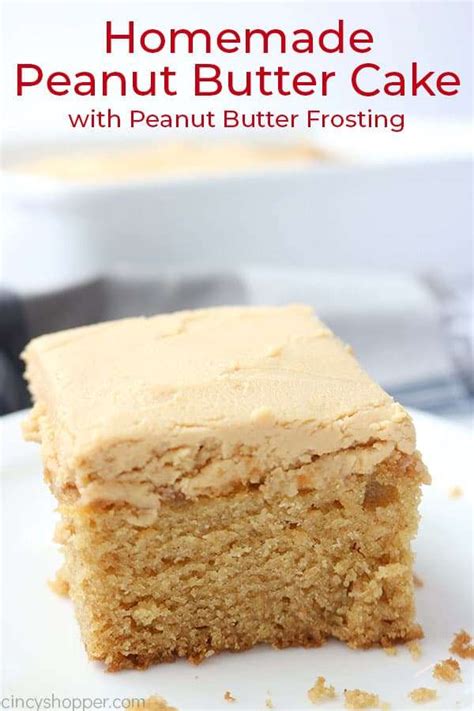 peanut butter cake recipe yeyfoodcom