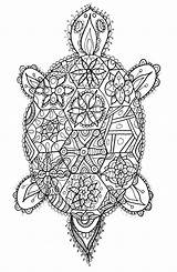 Tortoise Coloring Doodle Pages Welshpixie Turtle Adult Deviantart Mandala Colouring Color Books Zentangle Sea sketch template