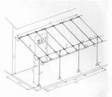 Canopy Drawing Frame Awning Getdrawings sketch template