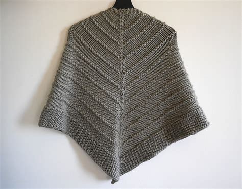 easy knit triangle shawl pattern  ponderosa mallooknitscom