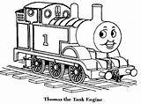 Thomas Coloring Tank Train Engine Pages Print Printable Drawing Kids Cartoon Sheets Kleurplaat Colouring Color Trein Kleurplaten Clipart Trains Friends sketch template