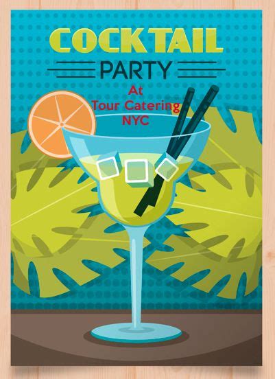 Pin By Tour Catering Nyc On Cocktail Party Event Flyers Party
