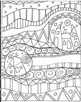 Karla Gerard Coloring Da Pages Colorare Colouring Folk Patterns Embroidery Zentangles Primitive Books Salvato Ebay Pattern sketch template