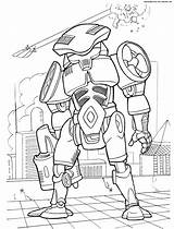 Coloring Pages Cyborg Popular sketch template