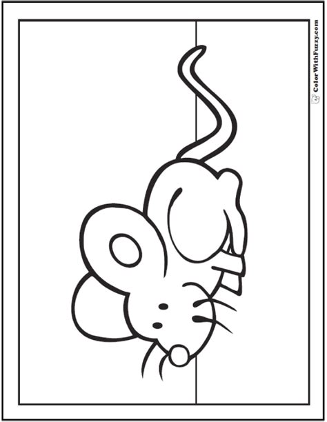 mouse coloring pages  print  customize  kids