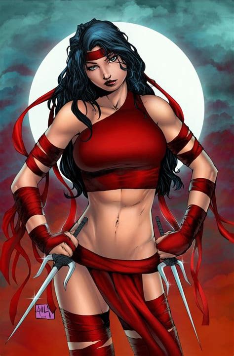 Geniales Imagenes De Elektra De Marvel Con Daredevil