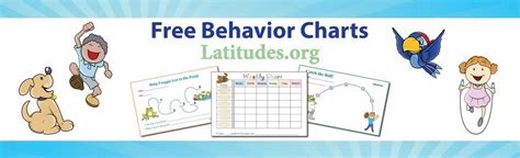 printable behavior charts  home  school