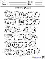Worksheets Numbers Kindergarten 20 Number Missing Preschool Worksheeto Via Coloring sketch template