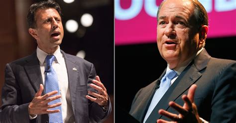 how much money have bobby jindal and mike huckabee raised