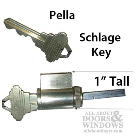 pella replacement keyed cylinder schlage     choose color