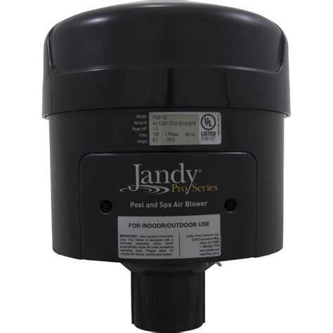 jandy psb outdoor air blower hp  volts