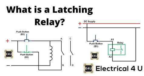 latching relay    circuit diagram    works electricalu