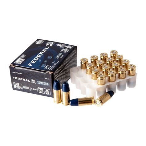 federal syntech defense mm luger ammo brownells