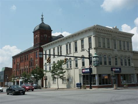Hillsboro Oh Downtown On Us Route 50 Photo Picture
