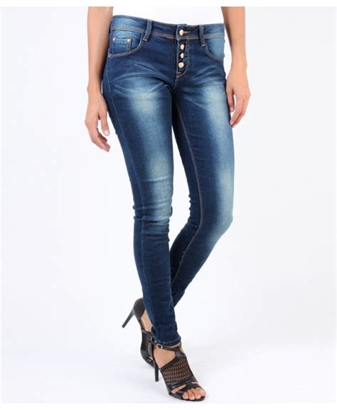 krisp exposed button fly jeans womens from krisp clothing uk