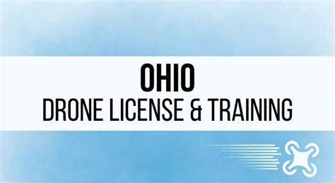 ohio drone pilot license  training requirements