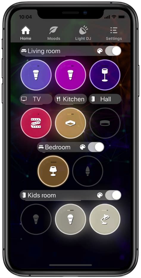 lights experience app definitive   control philips hue lights