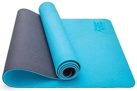 sens design yogamat sportmat fitnessmat lichtblauwgrijs bol